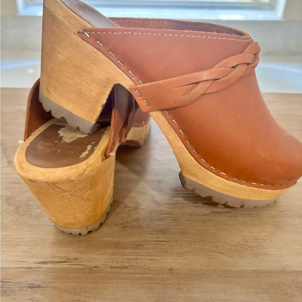Free People x MIA Elsa Brown Leather Mules - Picture 9 of 16